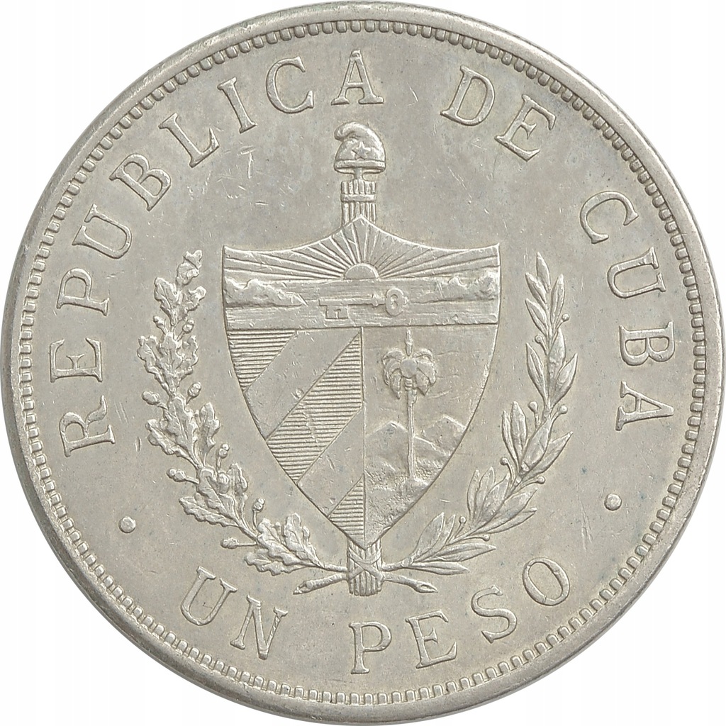 5.fu.CUBA, 1 PESO 1934