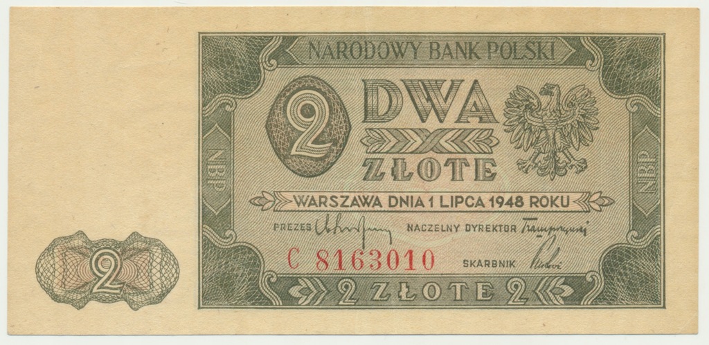 2 Złote Polska 1948 Seria C