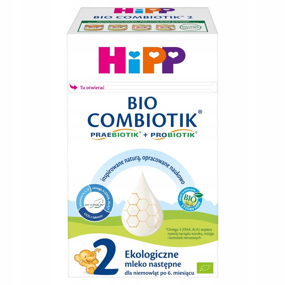 Mleko następne HIPP 2 BIO COMBIOTIK 550 g