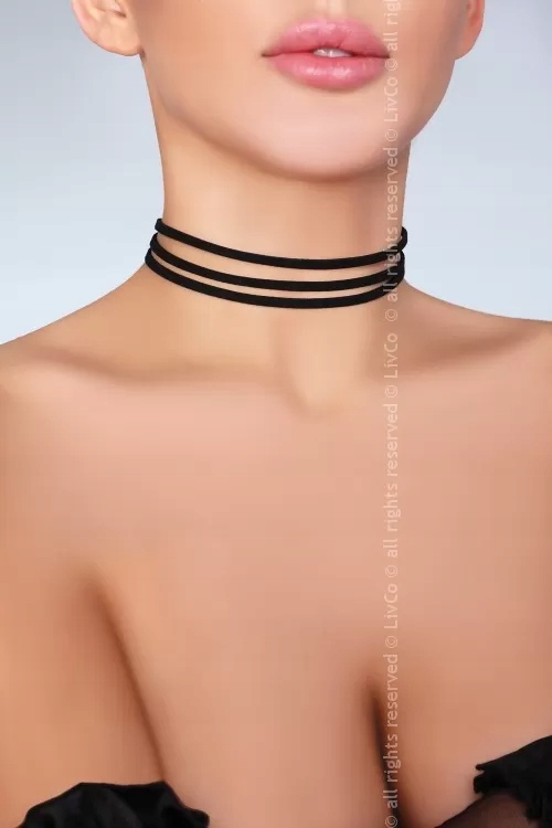 Choker 26381 Uniwersalny czarny