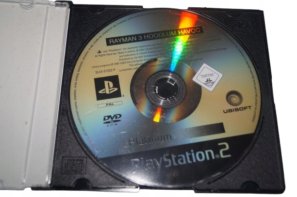 Gra RAYMAN 3 HOODLUM HAVOC Sony PlayStation 2 (PS2) SAMA PŁYTA