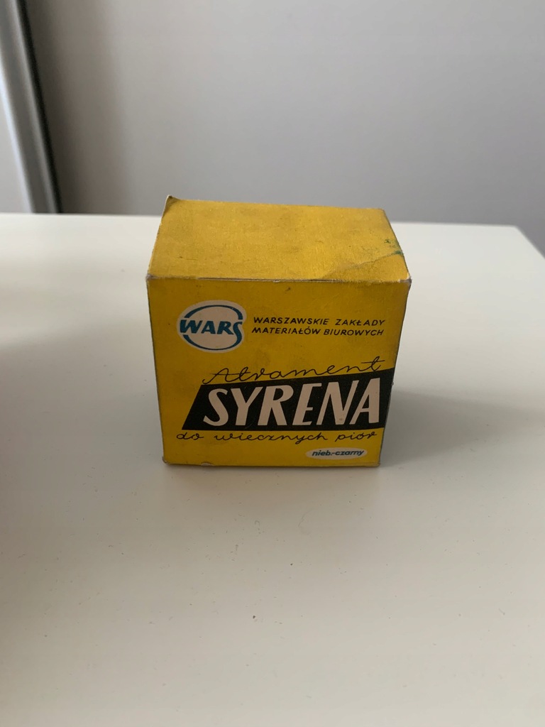WARSZAWA WARS ATRAMENT SYRENA PEŁNY KAŁAMARZ