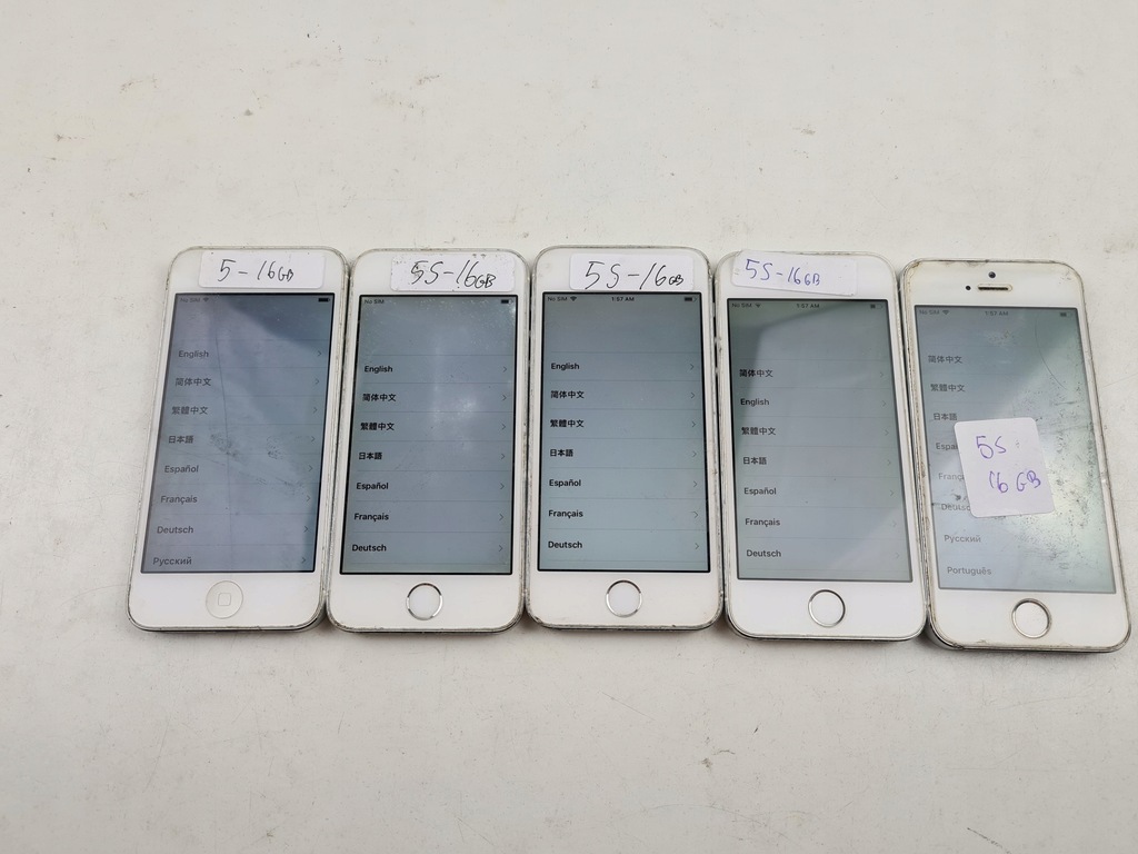 Apple 5 sztuk Iphone 5s 16GB (2139025)