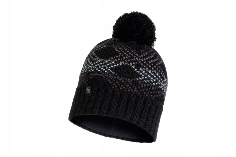 CZAPKA BUFF KNITTED FLEECE HAT GARID BLACK