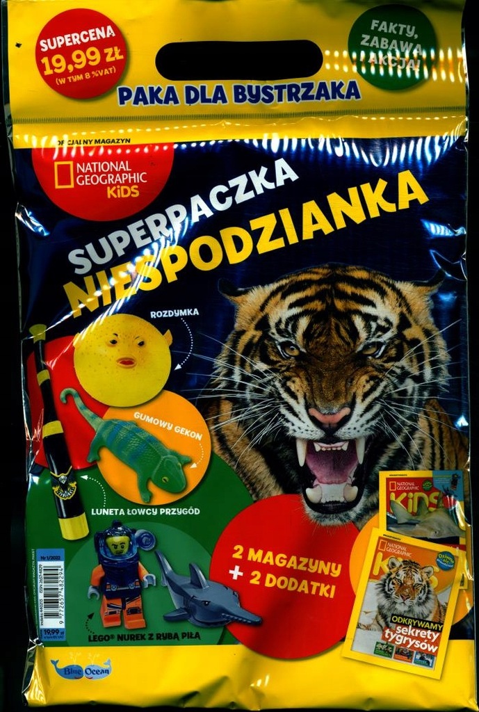 NATIONAL GEOGRAPHIC KIDS 1/2022 PAKIET - 12057470584 - oficjalne