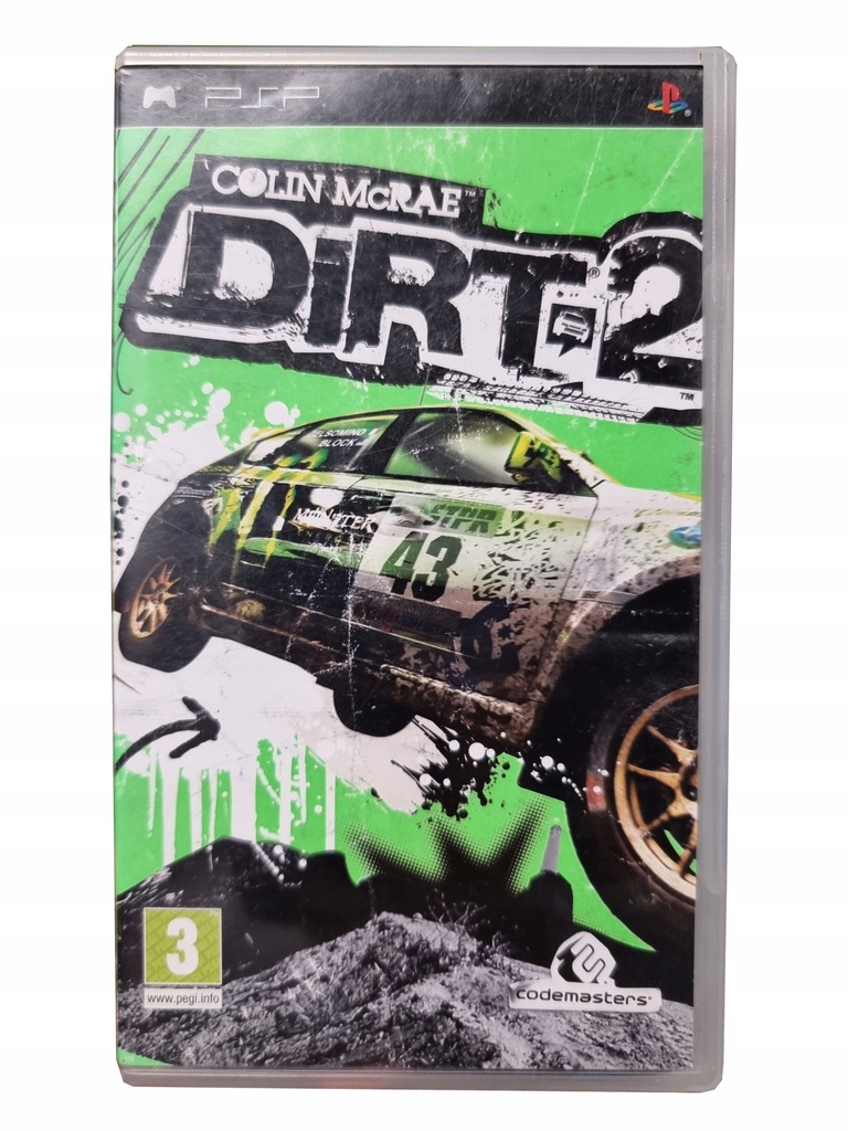 COLIN MCRAE DIRT 2 PSP KOMPLET 3xANG