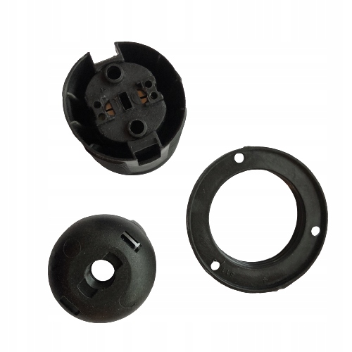 Oprawka żarówki E27 z kołnierzem czarna 100 szt. - 9775111072