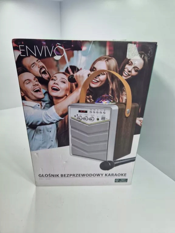 GŁOŚNIK BEZPRZEWODOWY KARAOKE ENVIVO ENV-1668