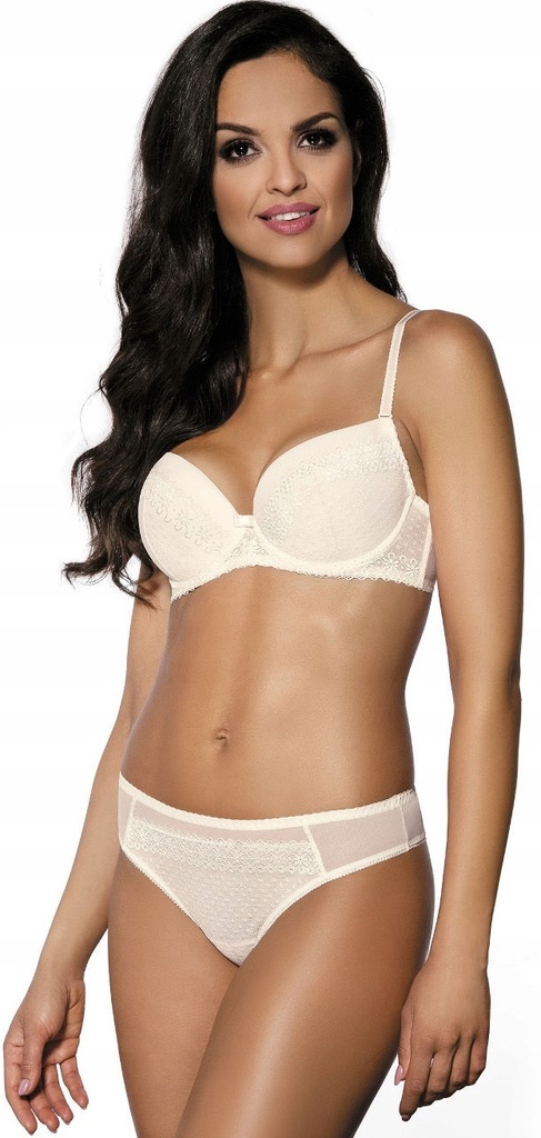 Biustonosz GIANNA Push Up M-2562/11 mleko 85D