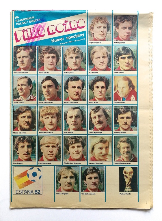 Magazyn "Piłka Nożna" z 1982 r.