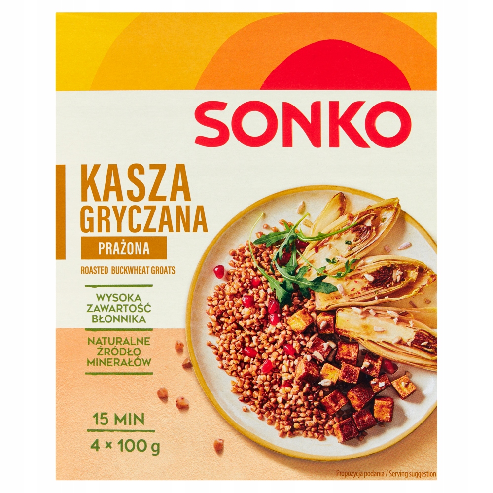 Sonko Kasza Gryczana Prażona 400 G (4 X 100 G)