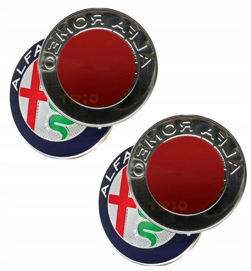 Emblematy 2 sztuki do Alfa Romeo przód oraz tył