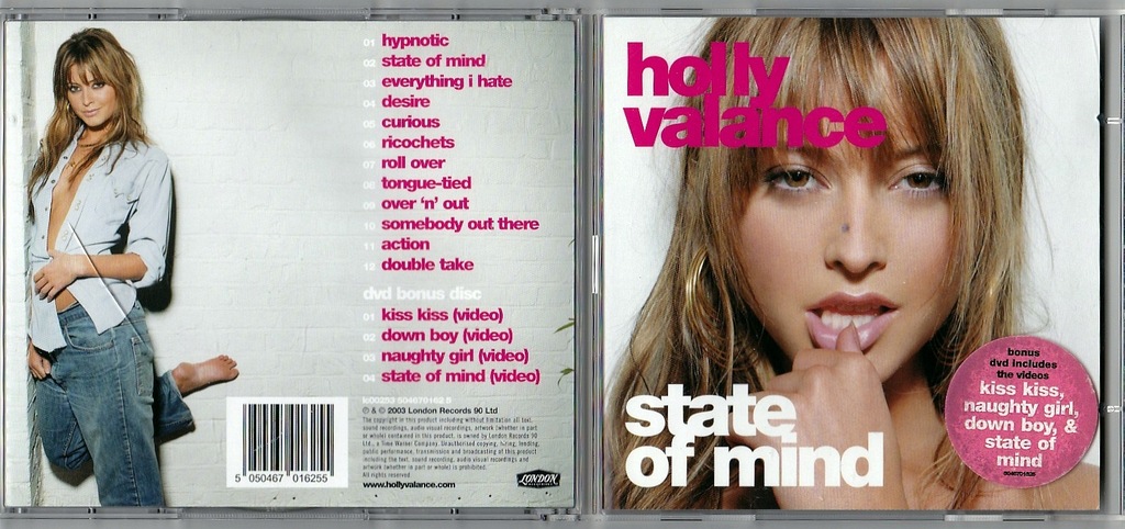 Holly Valance State Of Mind CD+DVD 12492908459 oficjalne archiwum