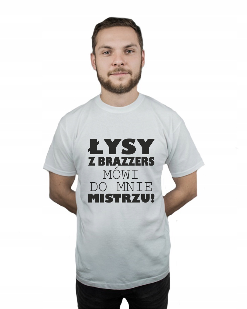 Koszulka męska ŁYSY Z BRAZZERS MÓWI MISTRZU r XXL