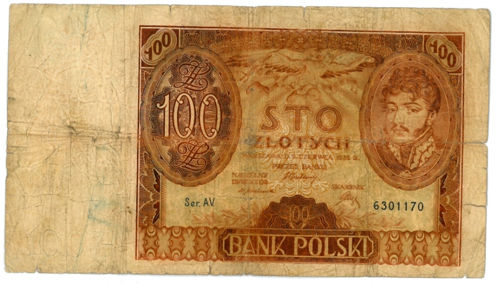 100 zł z roku 1932 - seria AV --- dla WOŚP