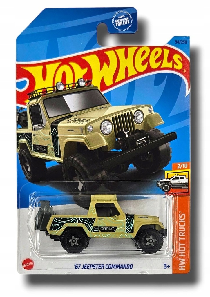 HOT WHEELS '67 JEEPSTER COMMANDO HKJ02 DK