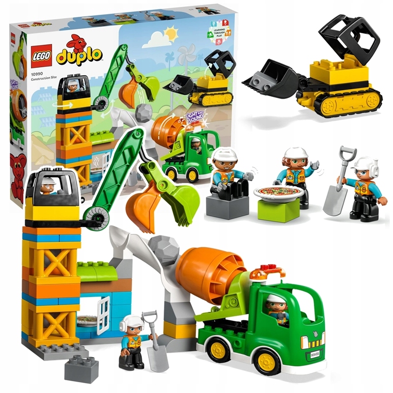 Lego Duplo Budowa Dźwig Betoniarka Na Budowie - 13170908652 - oficjalne ...