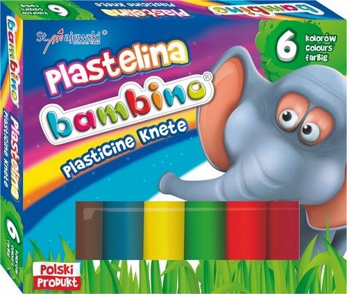 Plastelina BAMBINO 6 kolorów