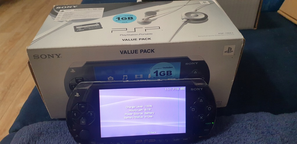 SONY PSP komplet BOX inst pilot karta Zestaw GIER!