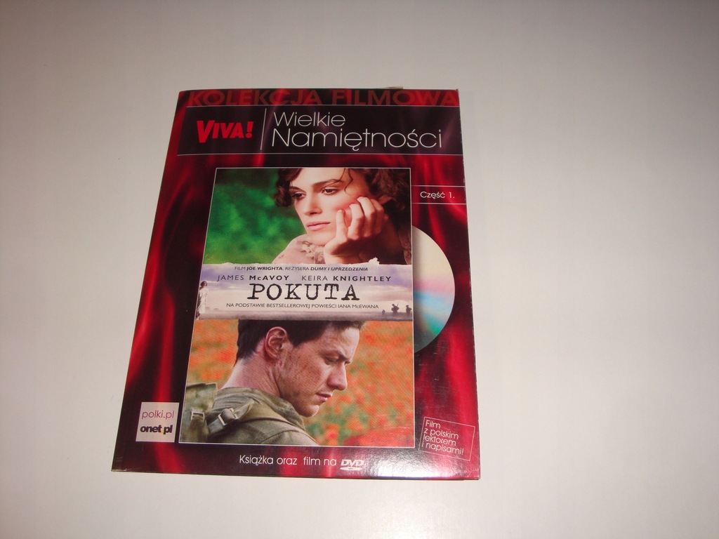 WIELKIE NAMIĘTNOŚCI POKUTA FILM NA DVD