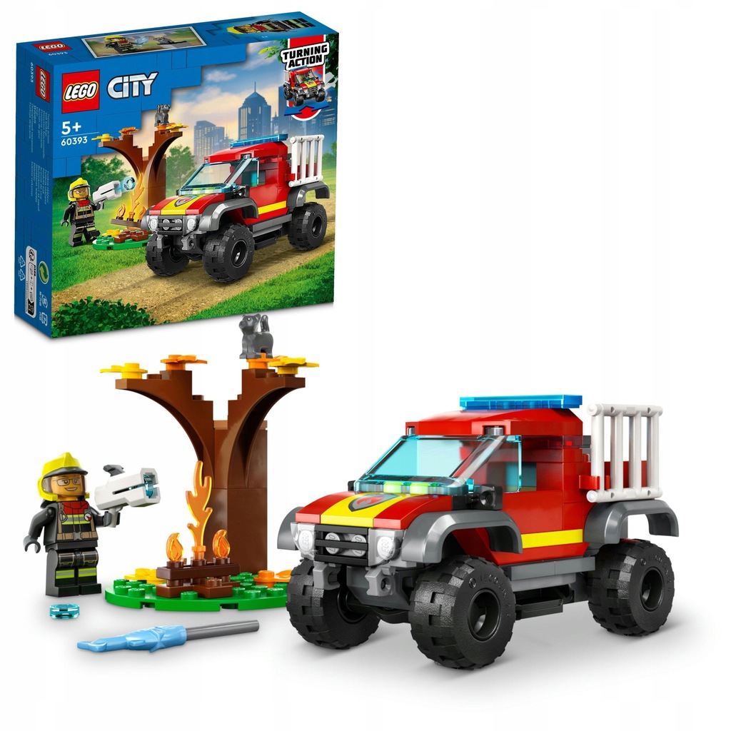 Lego City Wóz strażacki 4x4 60393