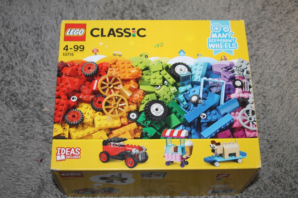 LEGO CLASSIC 10715 KLOCKI NA KÓŁKACH