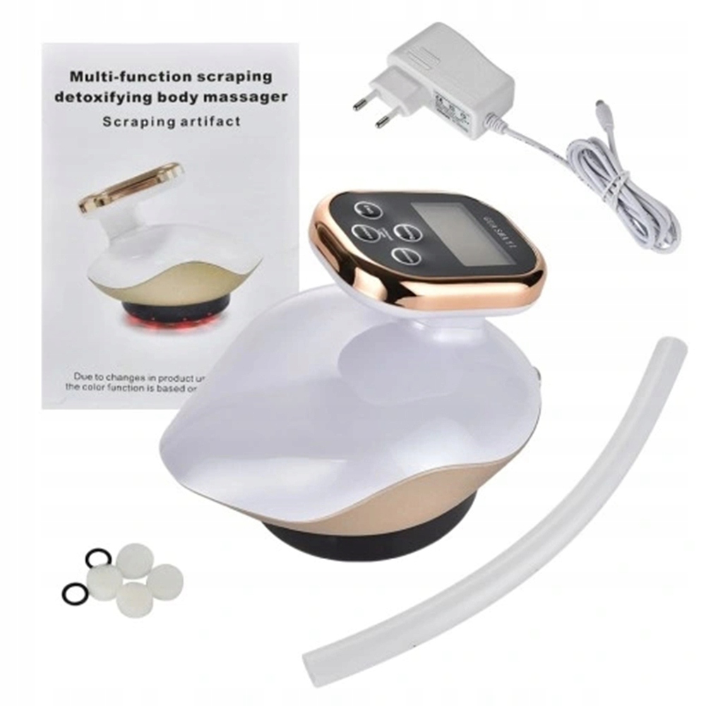 Electric Heating Cupping Massage Device with Temperature/Suction Adjustment