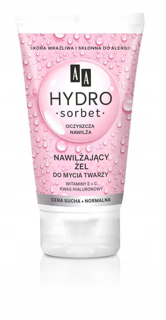 AA Hydro Sorbet Nawilżający Żel do mycia twarzy -