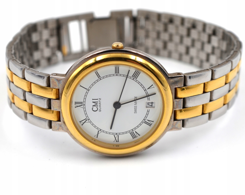 Cmi Quartz Swiss Made Cmi Quartz Damenuhr CMI Unisex Armbanduhr