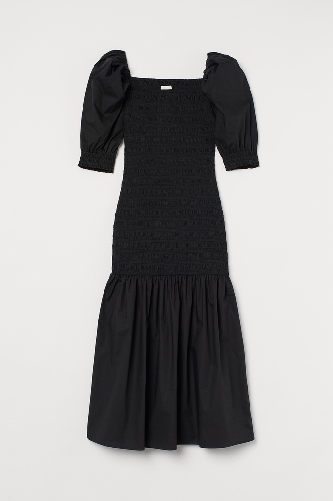 Sukienka Marszczona z bawełny H&M r.XS