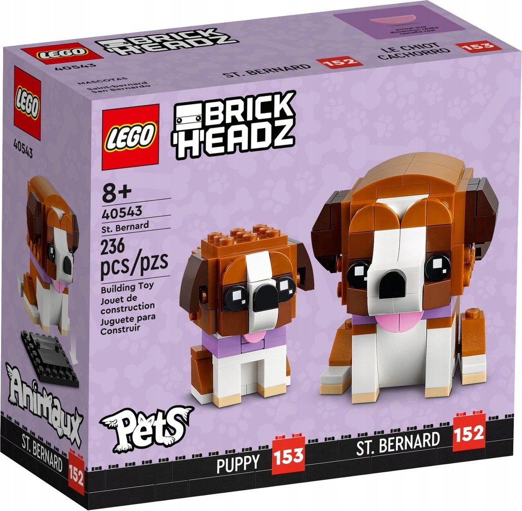 Klocki LEGO BrickHeadz - Bernardyn 40543
