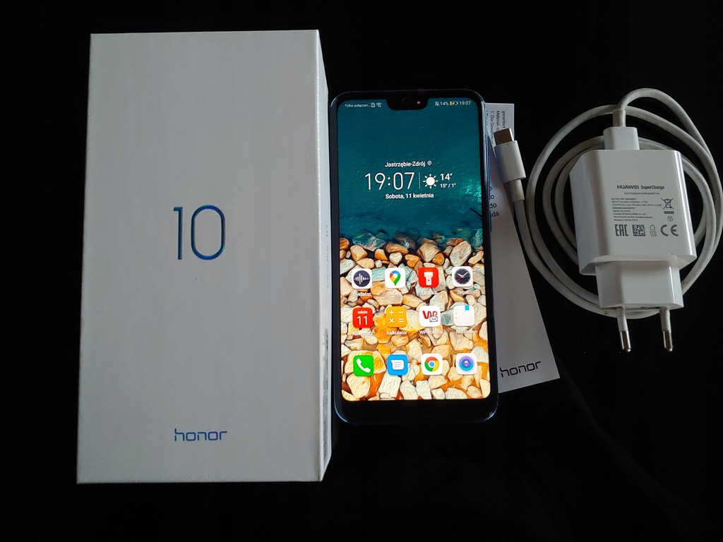 Honor 10 Huawei 4/64 GB 100% sprawny komplet