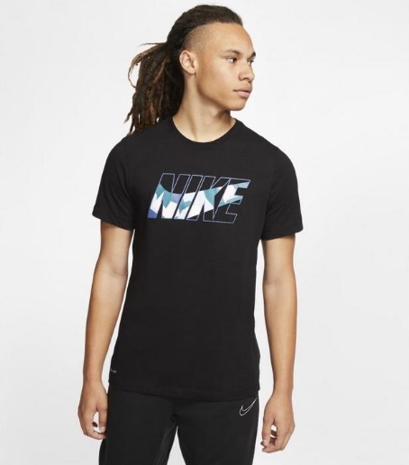 NIKE T-SHIRT MĘSKI KLASYCZNY CZARNY Z LOGO L 2APK