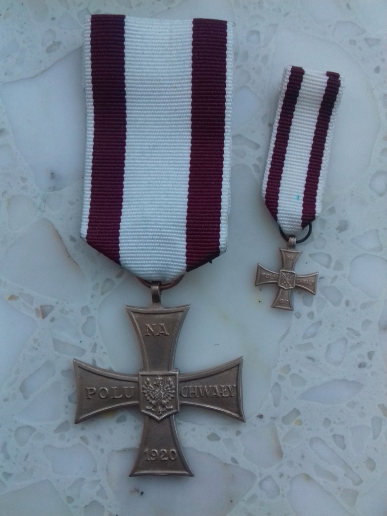 Krzyż Walecznych 1920 + mini.