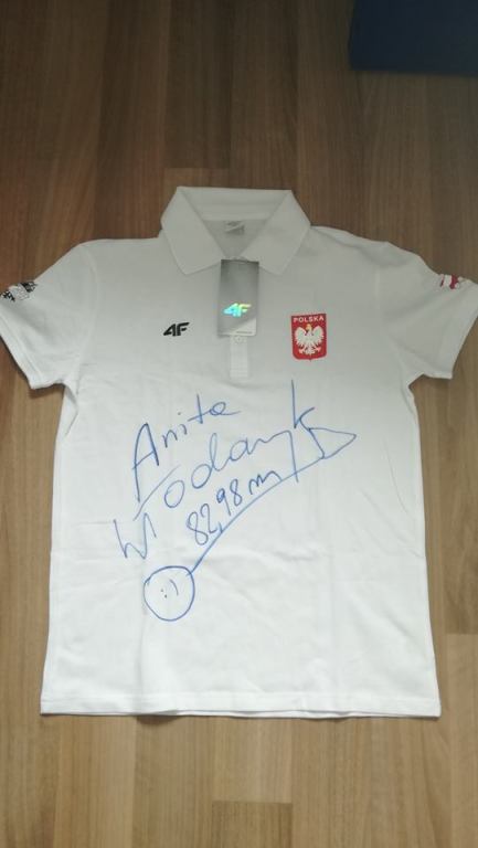 Koszulka 4F Anity Włodarczyk z autografem