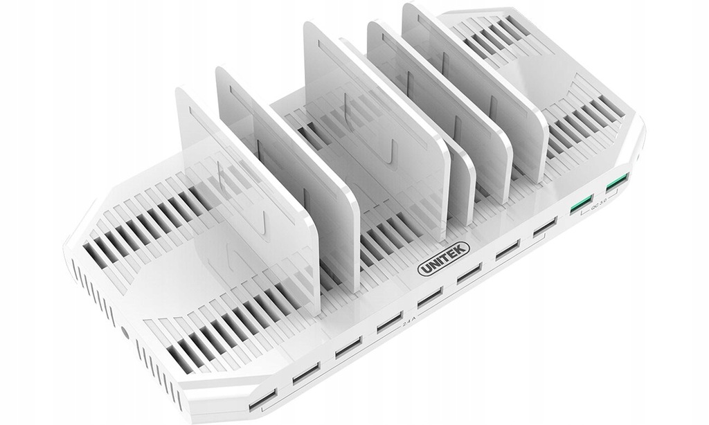 UNITEK STACJA ŁADUJĄCA 10X USB Z QC3.0, Y-2190A