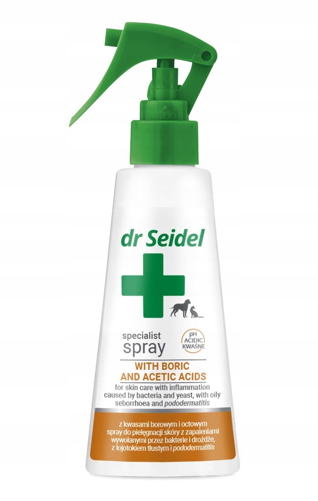dr Seidel Spray z kwasami borowym i octowym 100ml