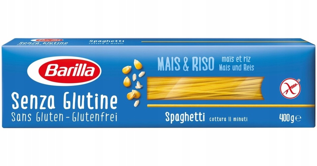 Barilla senza glutine Spaghetti 400g bez glutenu