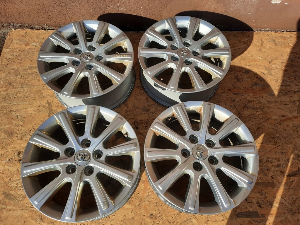 Felgi aluminiowe Toyota PZ49P-E0673 16x6 z czujnikami ciśnienia