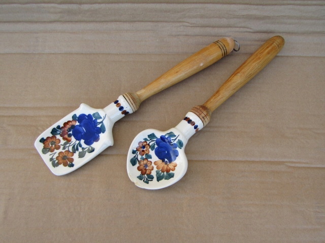 UROCZE SZTUĆCE WŁOCŁAWEK OZDOBA DOMU KUCHNI 2szt.