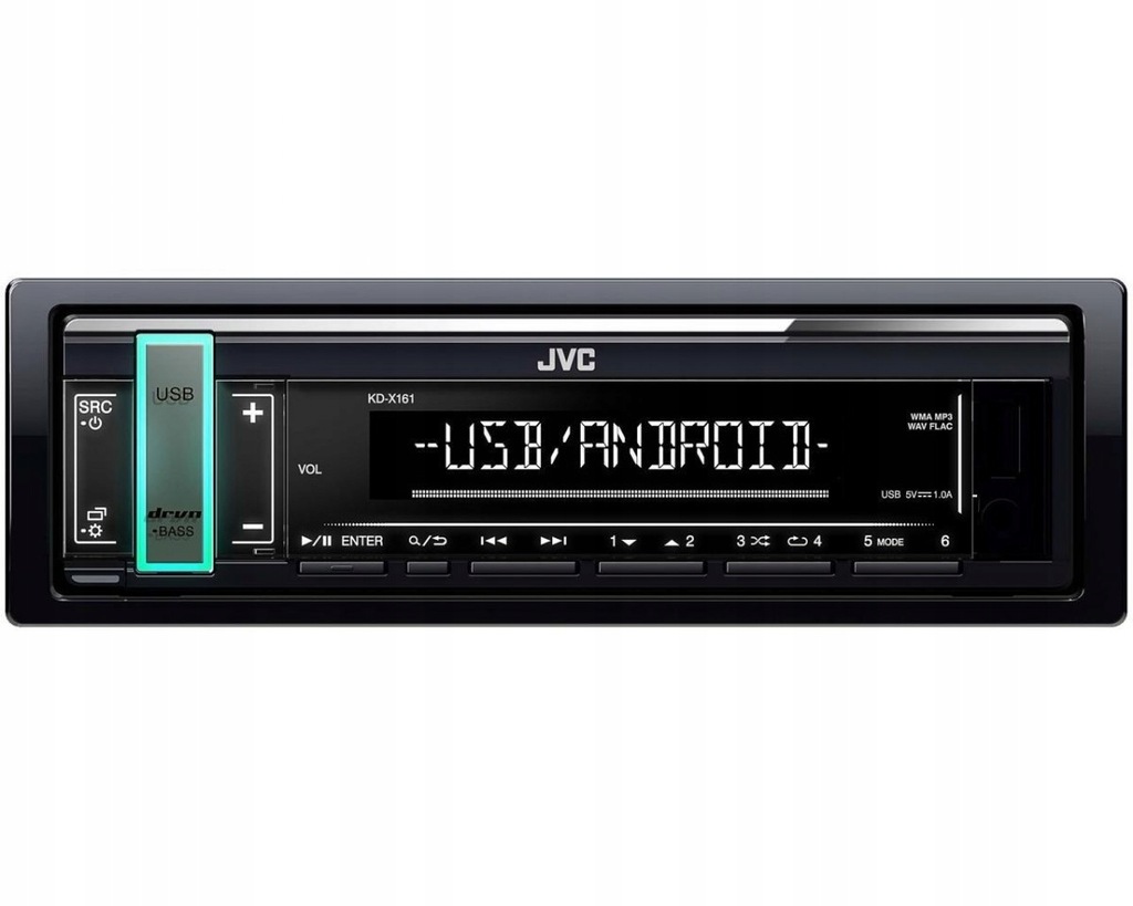 Radio samochodowe JVC KD-X161 (USB)