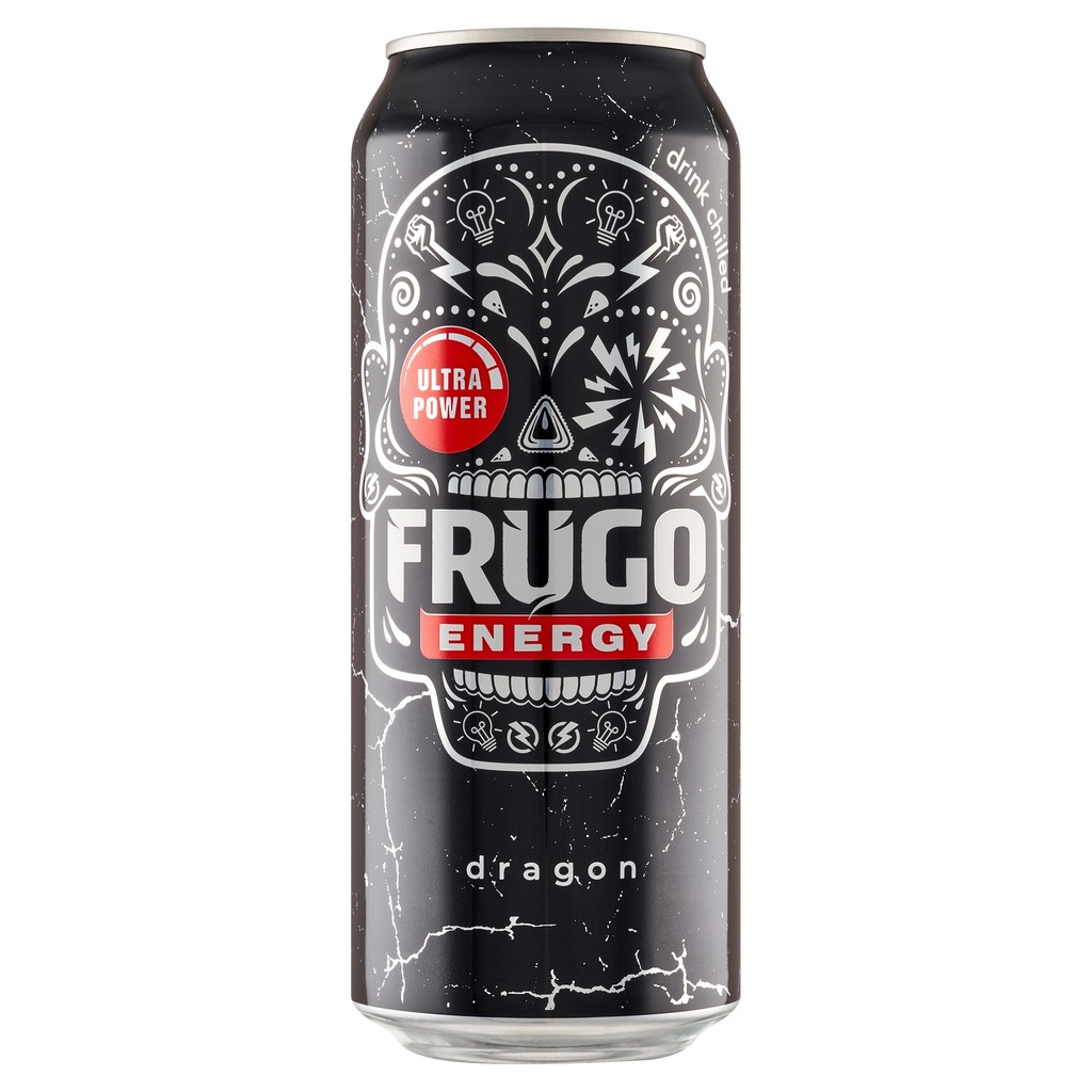 Frugo Energy Drink ZERO o smaku pitahaya 500 ml