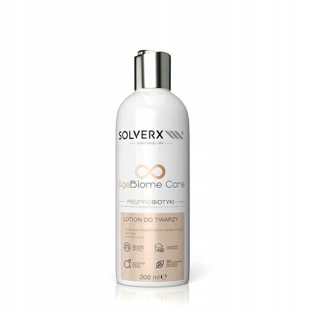 Solverx AgeBiome Care Lotion do twarzy 200 ml