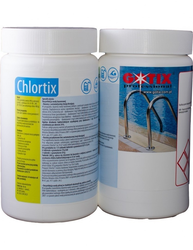 Chlortix OXY Aktywny Tlen do Basenu Bakteriobójczy