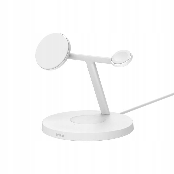 BELKIN Ładowarka Boost Charge Pro 3w1 Qi2 15W regulowana, biała