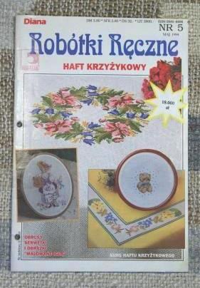 Robótki Ręczne nr 5 - 1994, haft krzyżykowy