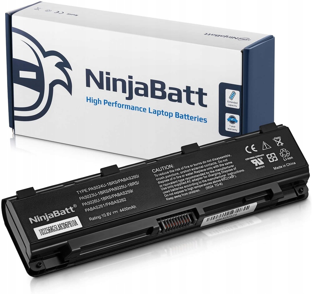Bateria NinjaBat Toshiba PA5024U-1BRS PA5026U-1BRS