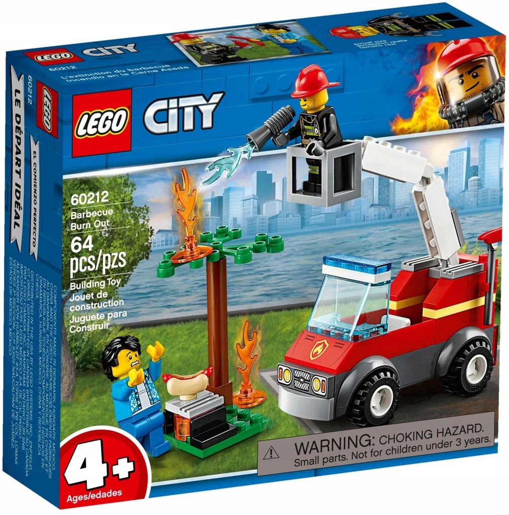 Lego CITY 60212 Płonący grill