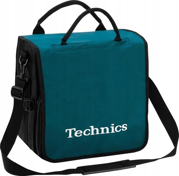 Plecak / torba na winyle - Technics BackBag na 45 LP Turkus / logo białe