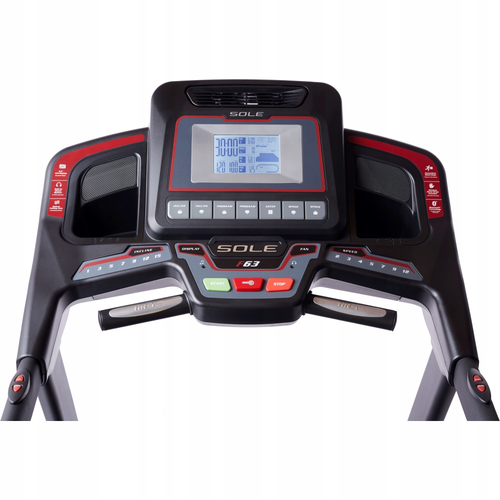 BIEŻNIA ELEKTRYCZNA SOLE FITNESS F63 0,818km/h 7788544937